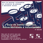 Guía Estilo Pobreza Vulnerabilidad y Voluntariado